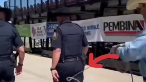 Talented Cowboy Arrested Police Officer