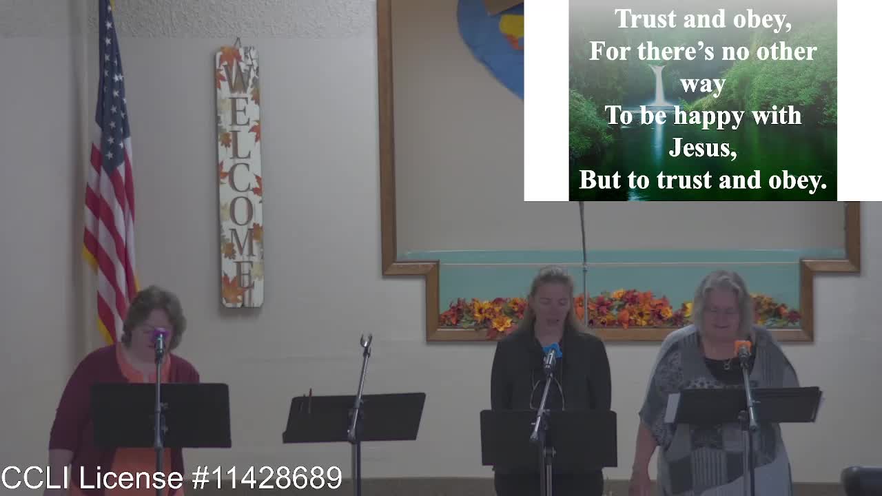 Moose Creek Baptist Church Sing “Trust and Obey” During Service 9-4-2022