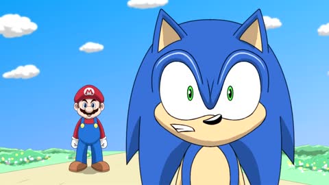 Super Mario vs Sonic the Hedgehog Animation