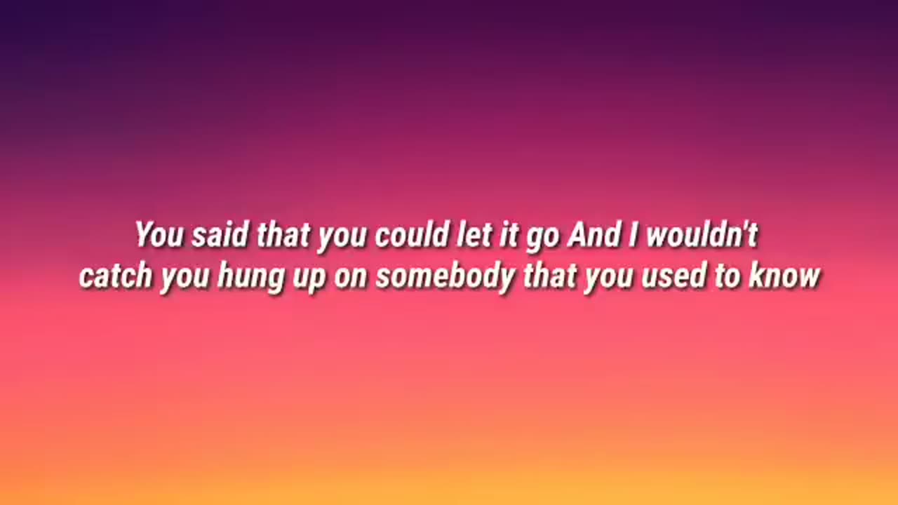 Gotye - Somebody That I Used To Know (Lyrics) ft. Kimbra_2