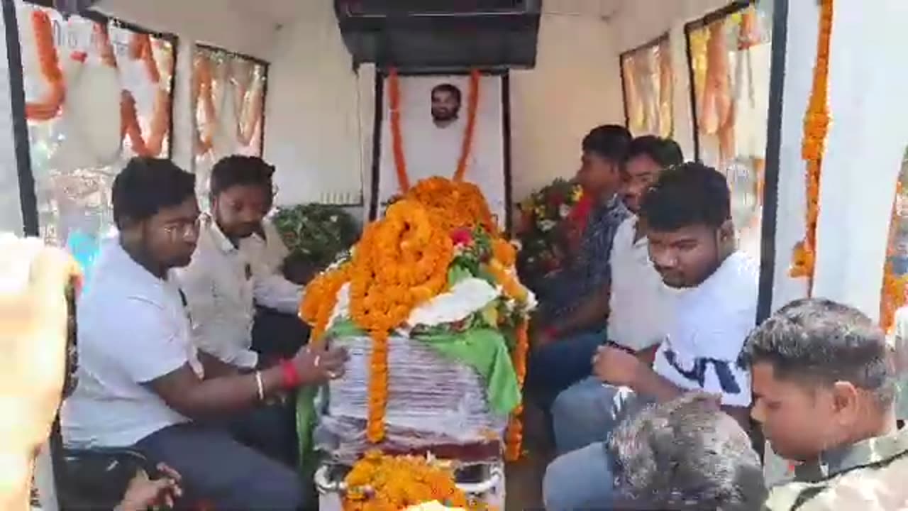 Jagarnath mahato parthiv sharir dekhne umde lakho log