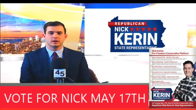 MEET NICK KERIN FOR PA STATE REP 9TH LEGISLATIVE DISTRICT