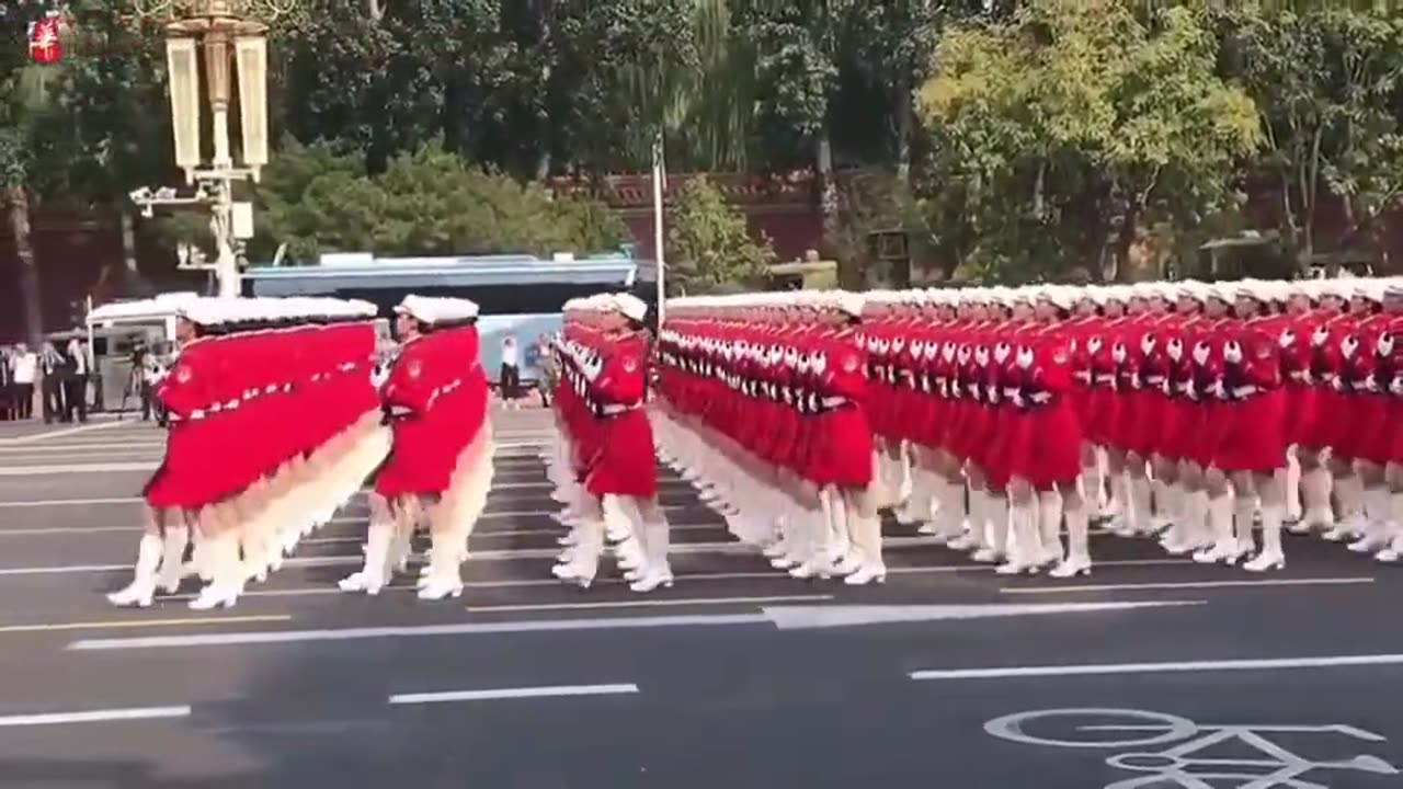 China just posted this with the Command & Conquer Red Alert theme song