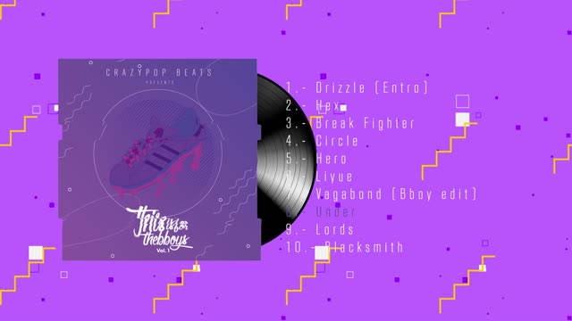 Crazypop Beats - This is for the Bboys Vol. 1 | Mixtape | Bboy Music | Tape