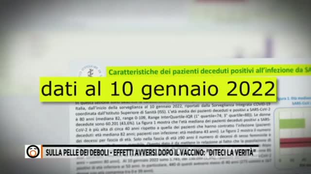 Effetti avversi gravi post inoculazione sieri sperimentali!!!