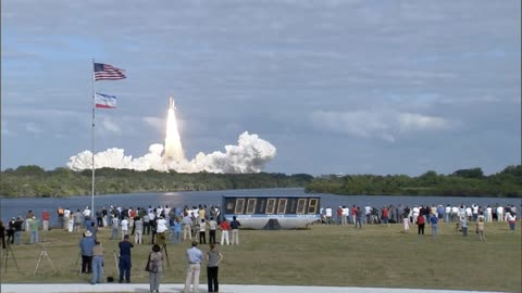 shuttle at launch