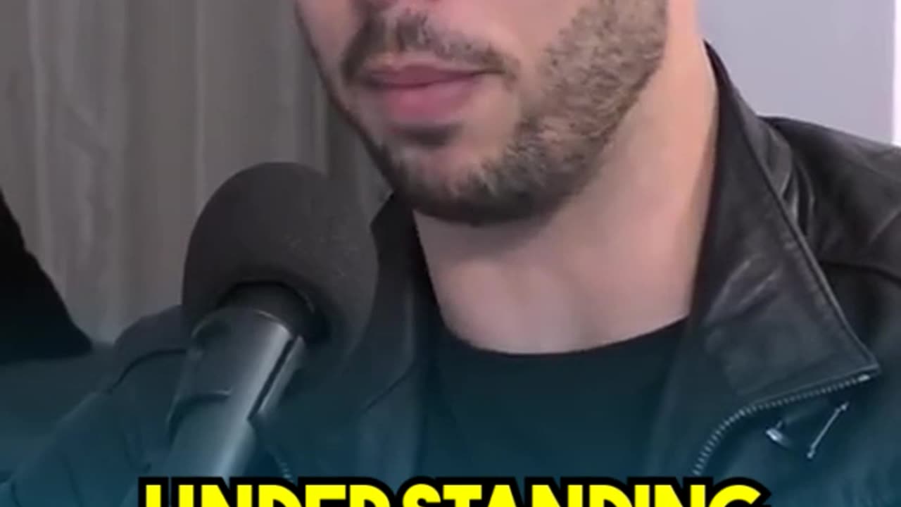 Andrew Tate analyzing the money system.