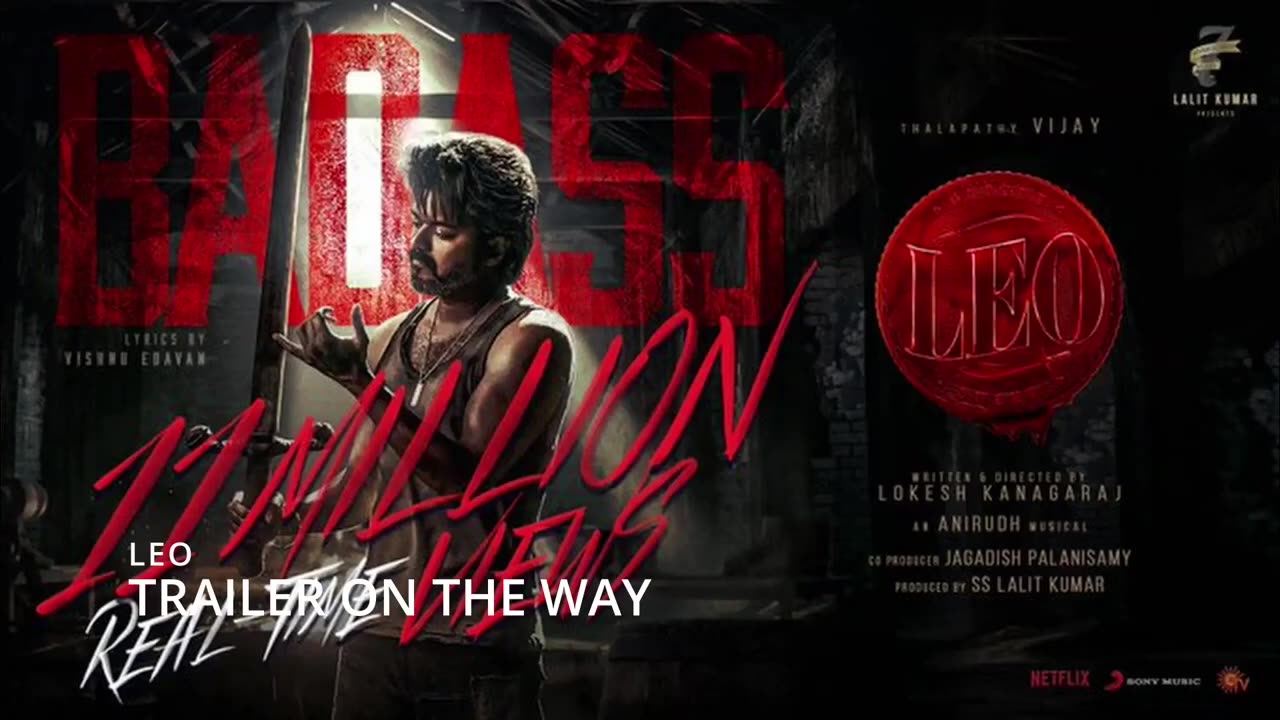 LLO TRAILER - ON THE WAY _ THALAPATHY VIJAY _ LOKESH KANAGARAJ _ TRISHA _ ANIRUTH