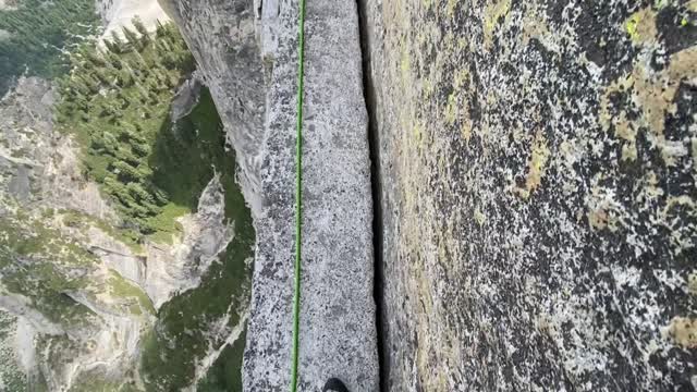 Walking the Plank on Half Dome's Thank God Ledge