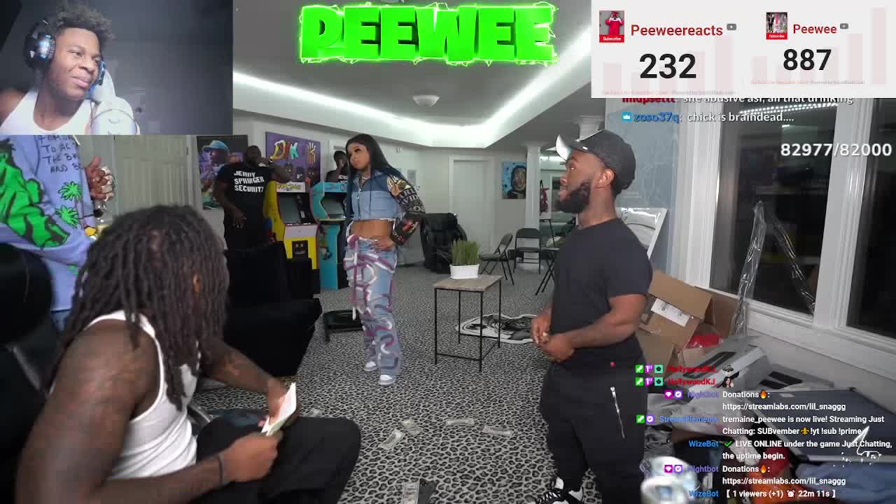 Peewee Reacts BlueFace and Chrisean Rock Fight!