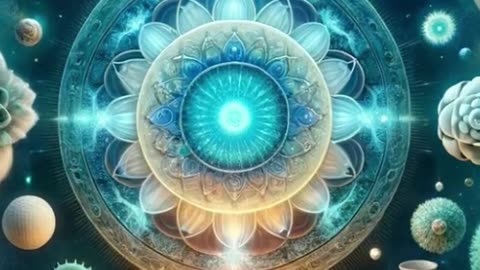 Each color is a bandwidth of frequency into a dimension