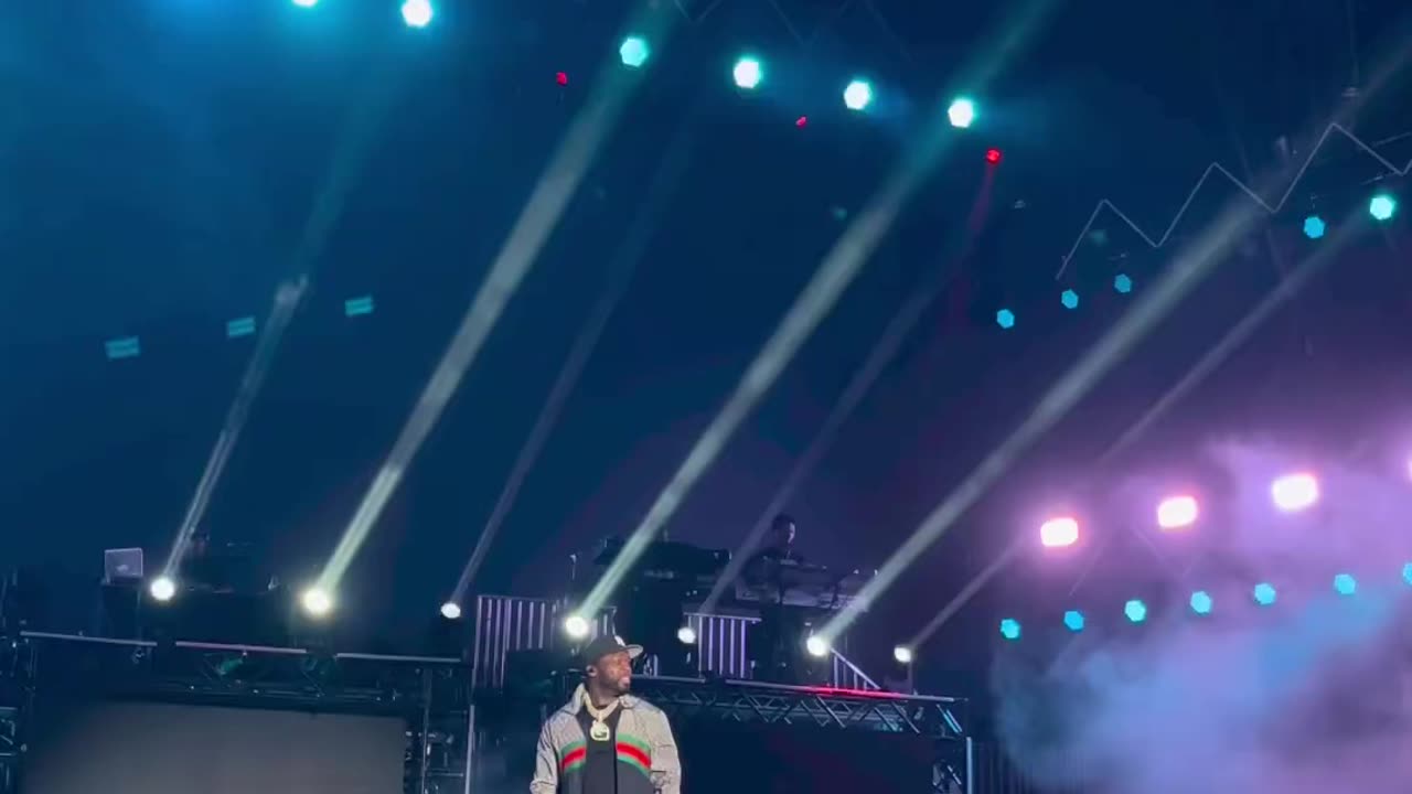50cent performance at the Afro nation 🔥🔥🔥