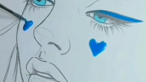 Beautiful Girl Drawing 😍😍