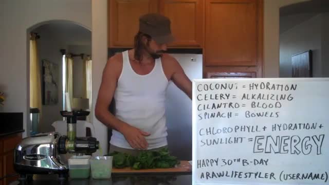 GREEN JUICE RECIPES ~ ALIEN BLOOD - Oct 22nd 2011
