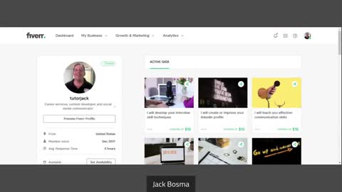 Jack Bosma Is On Fiverr