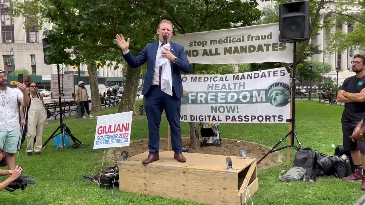 Andrew Giuliani Speaks at NY Freedom Rally 6/23/22