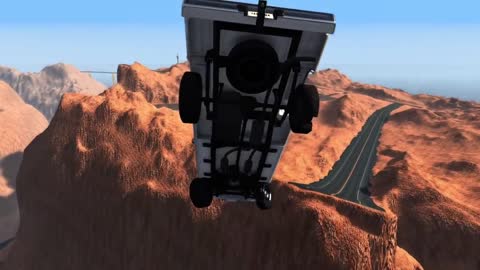 To test the power of the broken bridge with brothers # # # large car crash simulator LAN games...