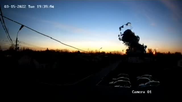 A missile attack was carried out on the object of the Security Service of Ukraine in the village of