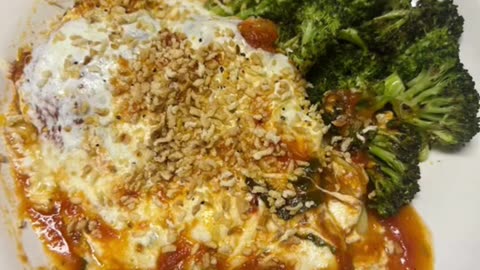 KETO CHICKEN PARMASEAN🍗🧀🔥#