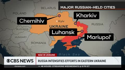 Russia rumps up attacks in Eastern Ukraine, claims Mariupol under Moscow control