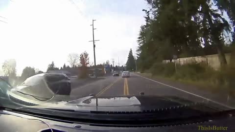 Dashcam shows Thurston County deputy pitting a BMW into a tree during pursuit