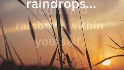 🌦️ Dancing Through Raindrops: Discovering Inner Rainbows |
