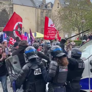 Macron's Gestapo.