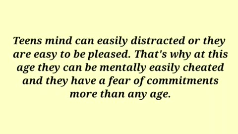 Teenagers Facts