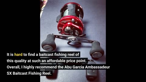 Customer Feedback: Abu Garcia Ambassadeur SX Baitcast Fishing Reel