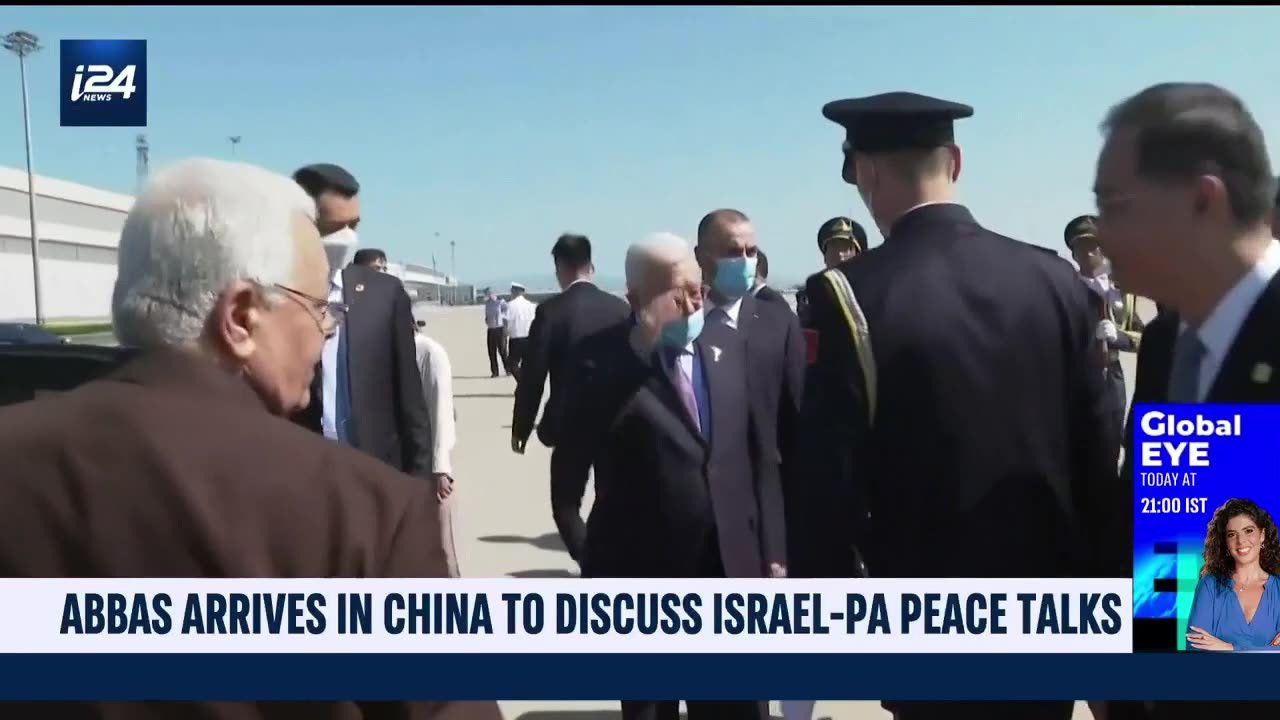 Abbas Arrives in China to Discuss Israel-Palestine Peace Talks