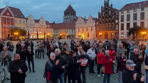 Greifswald - Redebeitrag einer Bürgerin am offenem Mikrofon 26-09-2022