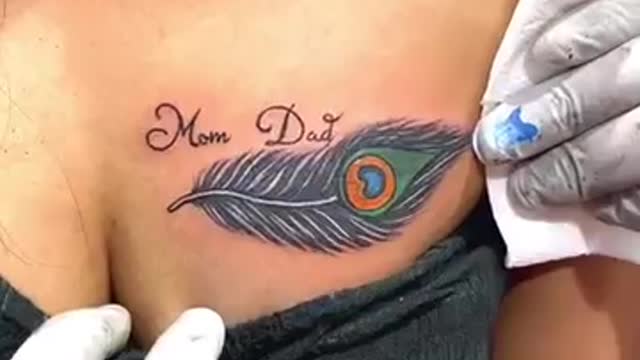 First Time Indian Model Tattoo in Bobby