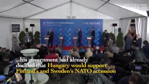 Hungary's Orban nods NATO ratification for Finland, Sweden