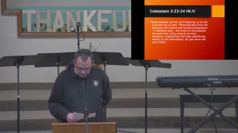 Week 3 of 5 of our Seminar on "The Crown and Rewards" at Moose Creek Baptist Church 10/22/2023