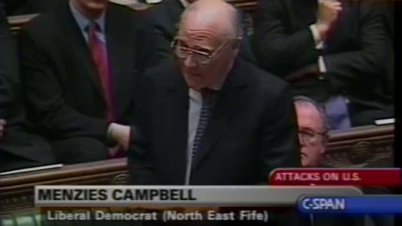 British House Of Commons Special Session (9-14-2001)
