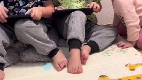 Naughty baby fighting with siblings 😂❤️👶🏻