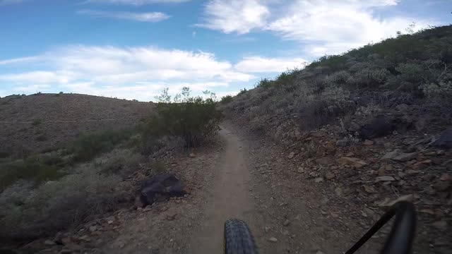 Part of Ocotillo and Sidewinder Trail time laps 10-17-21