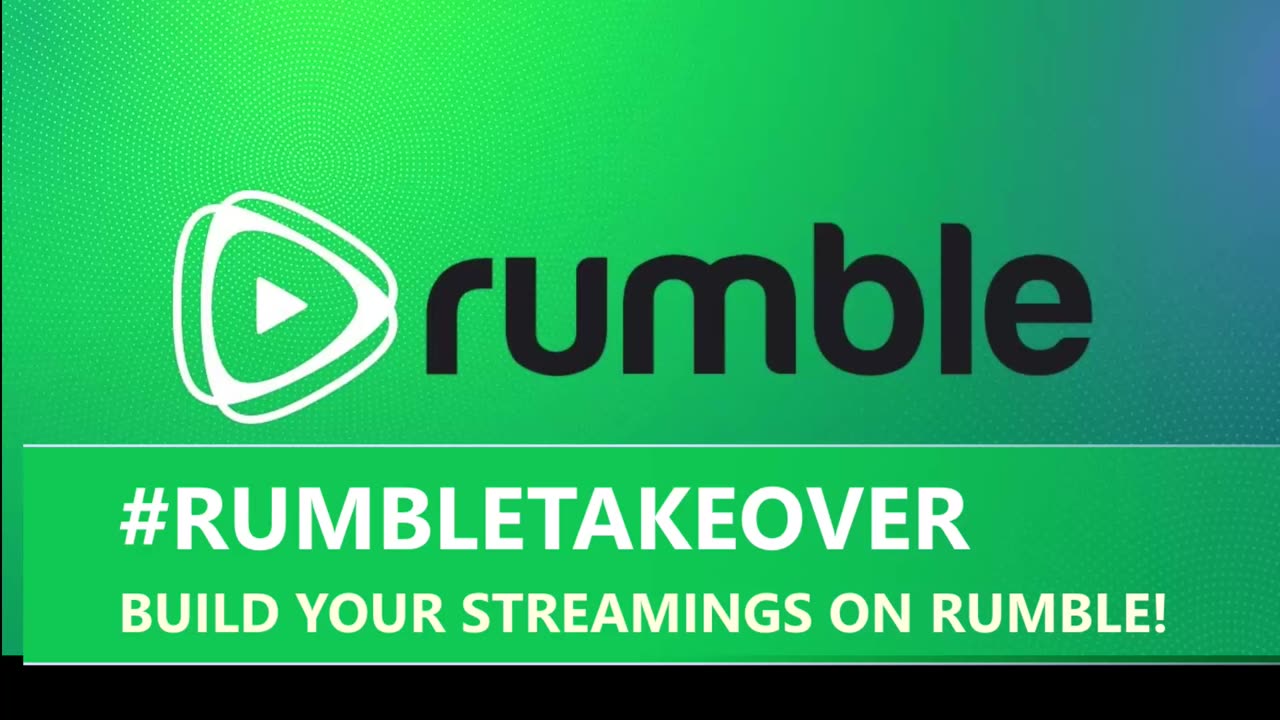 BUILD YOUR STREAMINGS ON RUMBLE