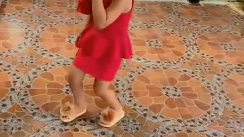 Small girl cute Dance