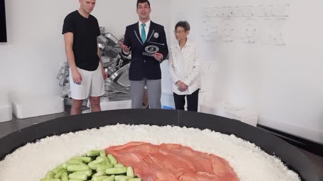 Just Trending : Largest Sushi Roll in the World (Official World Record)