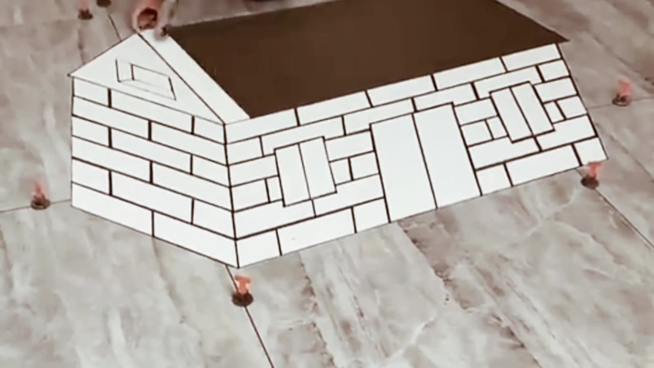 Construccion techniques | installing floor tile design 3D