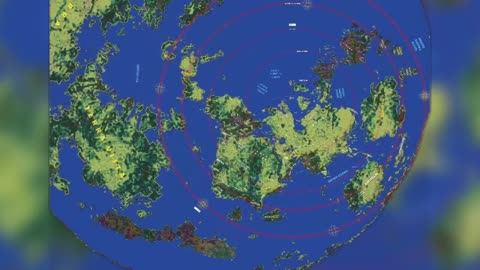 Flat earth map moon