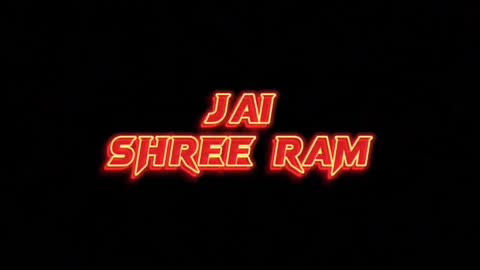 MOST POWERFUL SENTENCE - "Jai Shri Raam"