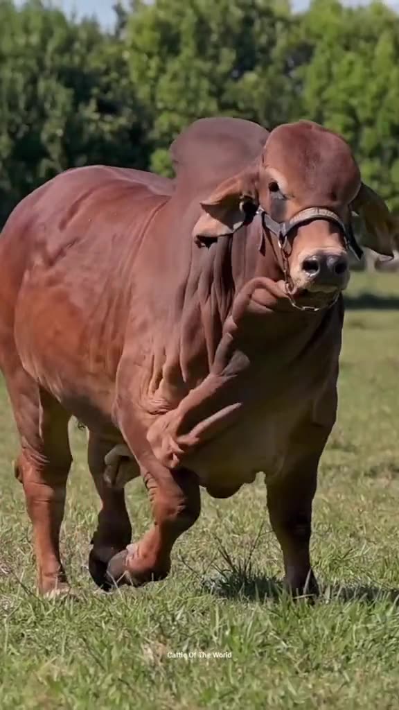 Amazing gurden cow