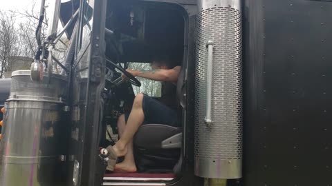 "REUNITED--AND IT FEELS SO GOOD!" TRUCKER AND WIFE REUNITE.