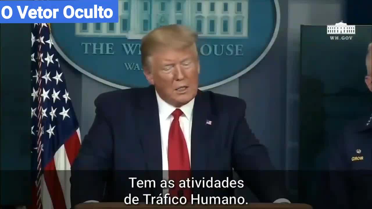 DONALD TRUMP FALANDO SOBRE O TRAFICO DE MULHERES E CIANÇAS