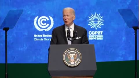 Biden Can't Read Teleprompter During UN Climate Speech