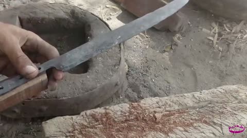 amazing skills Making a knife from an old file