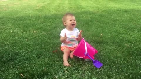 Funniest babies playing with water