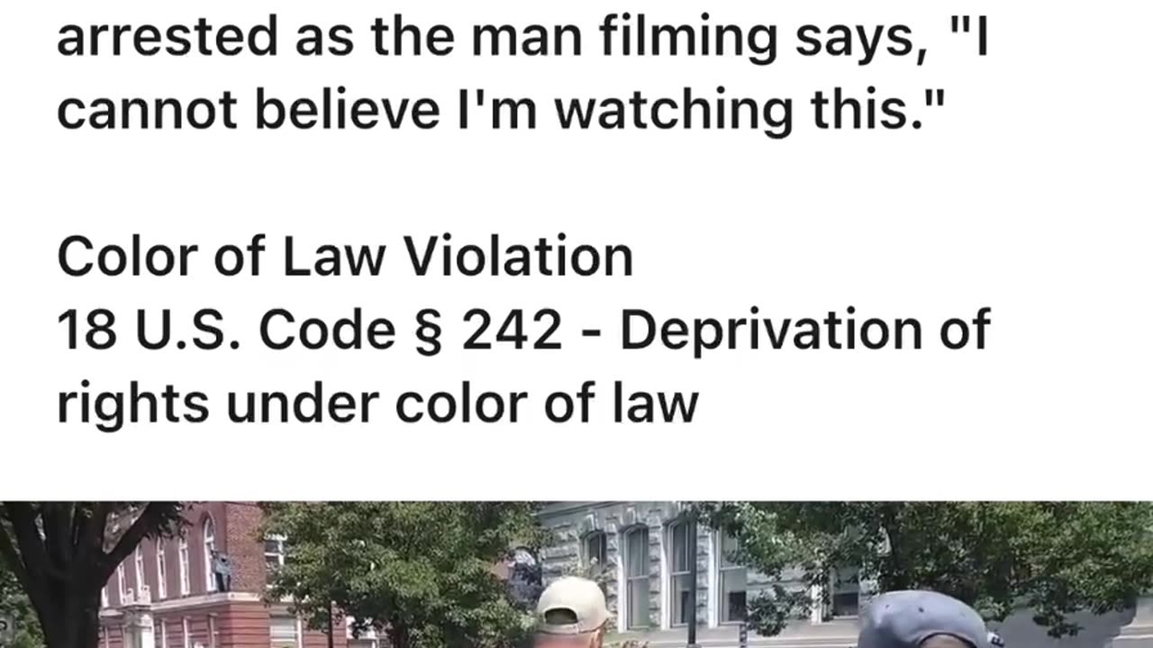Arrested for reading the Bible?